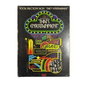 VTG "That's Entertainment" Vocal Selections Voice-Guitar-Voice Song Book